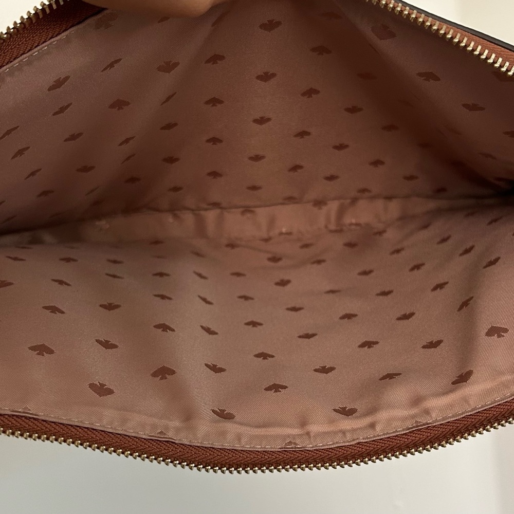 Kate Spade Brown Leather Laptop sleeve - Picture 7 of 9